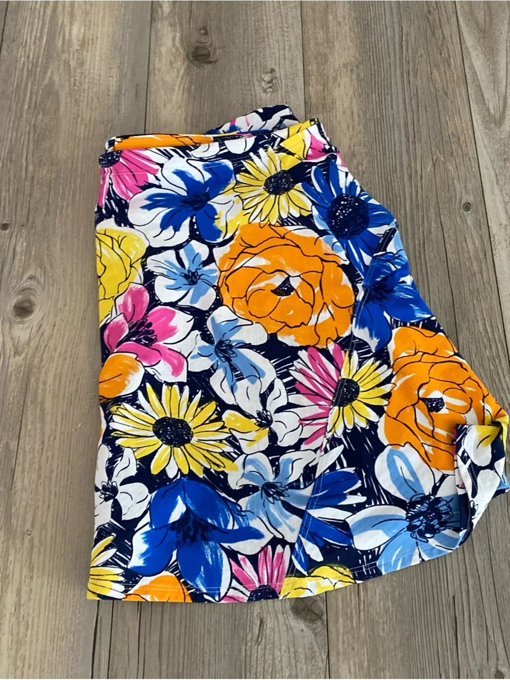 IBKUL Skort Women’s Floral UPF 50+ Athletic Golf Tennis Bursting Color Medium